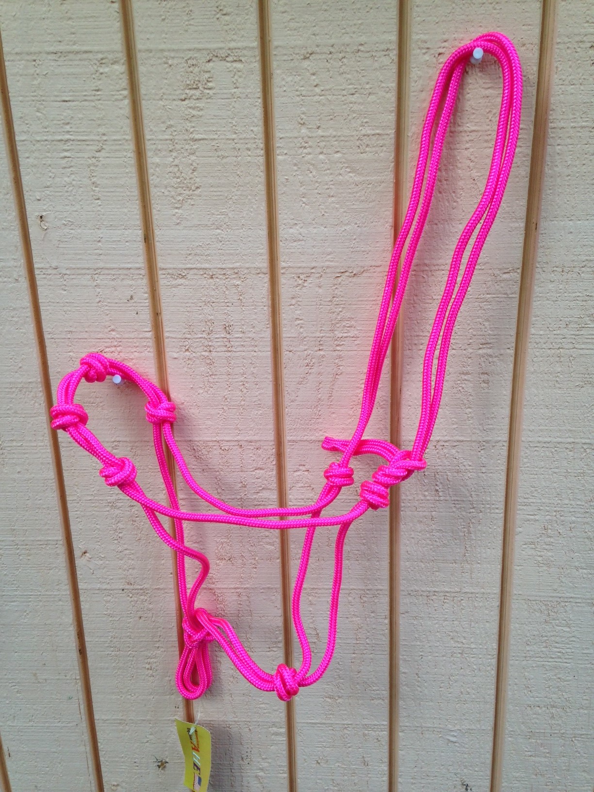Pink Rope Halter 4 Knot Soft Parelli Training Halter
